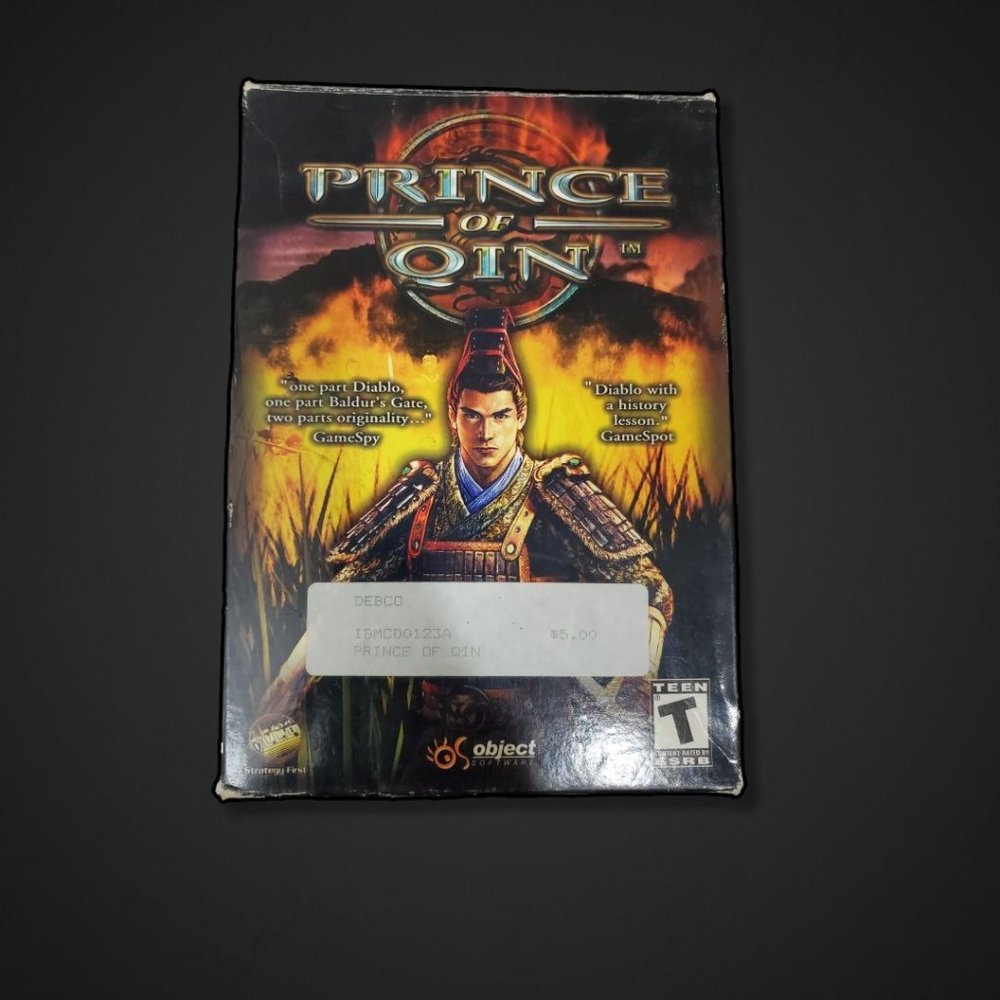 Prince of Qin Big Box PC Game Retro